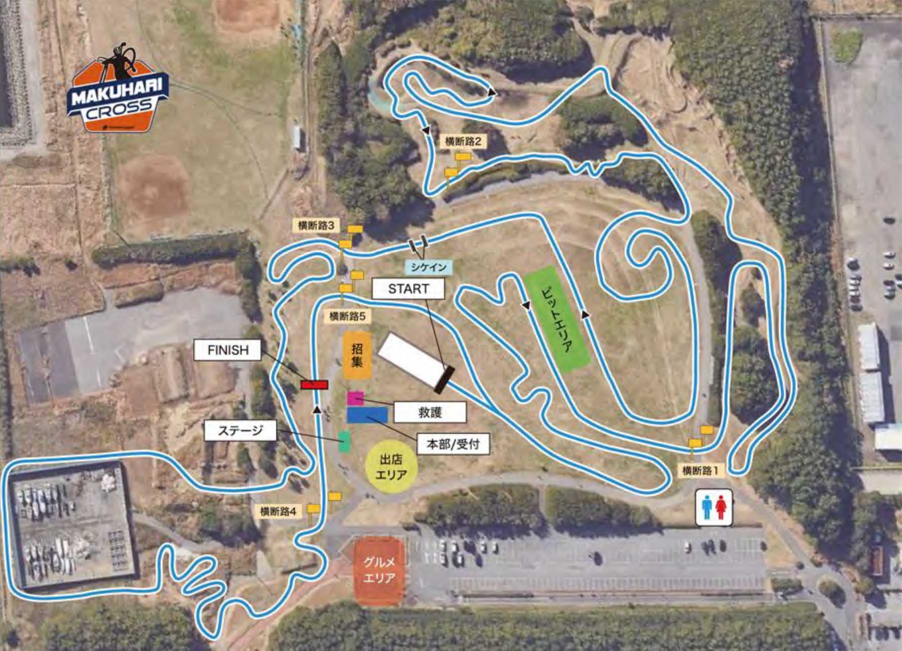 幕張クロス25-26コースマップ